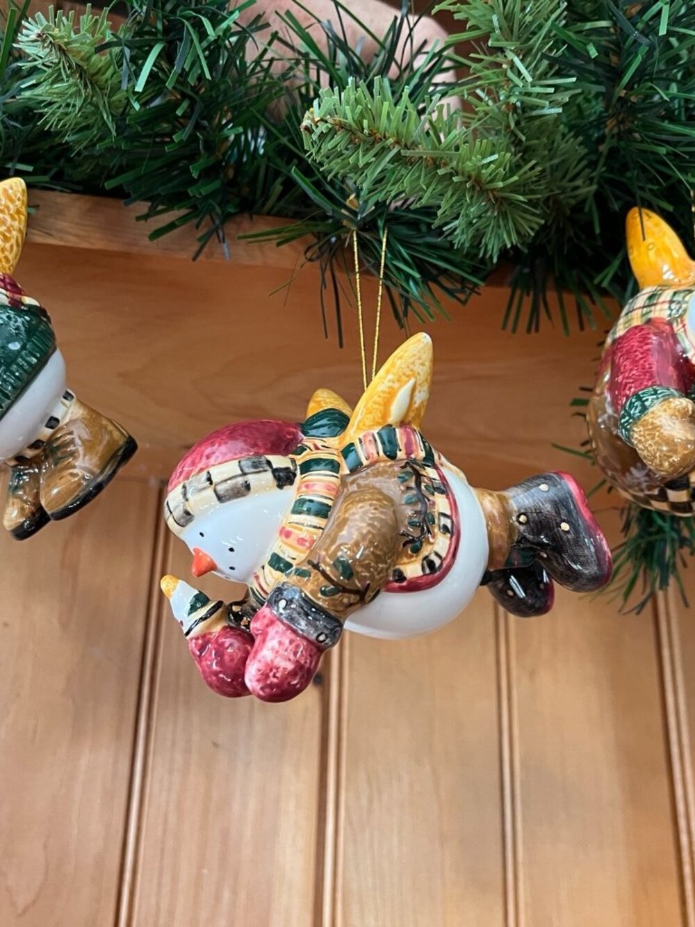 Debbie Mumm Sakura Snow Angel Village Christmas Tree Ornaments
